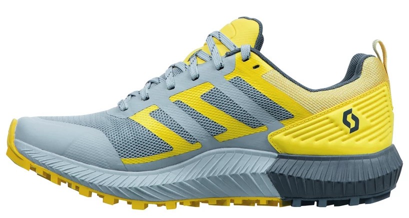 Chaussures trail femme Scott KINABALU 2 Bleu glace Jaune soleil Gris 6