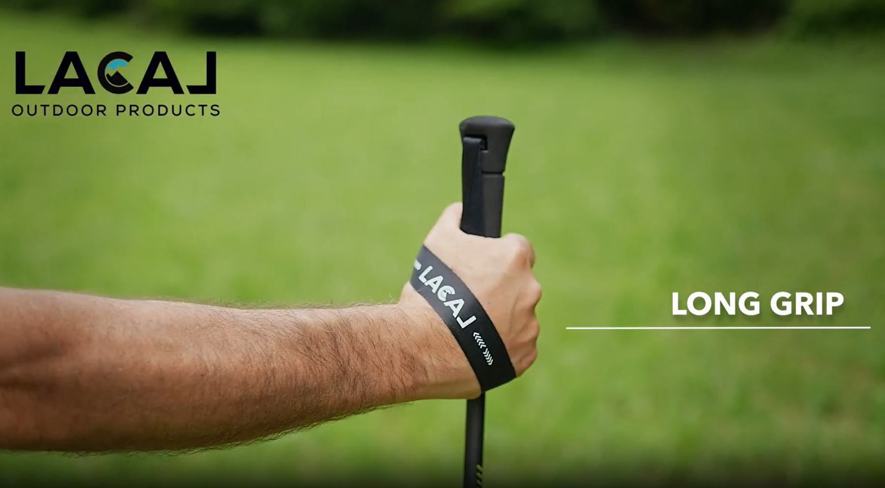 Bâtons running trail unisexe Lacal QUICK STICK CARBONE 120 Vert Noir 5