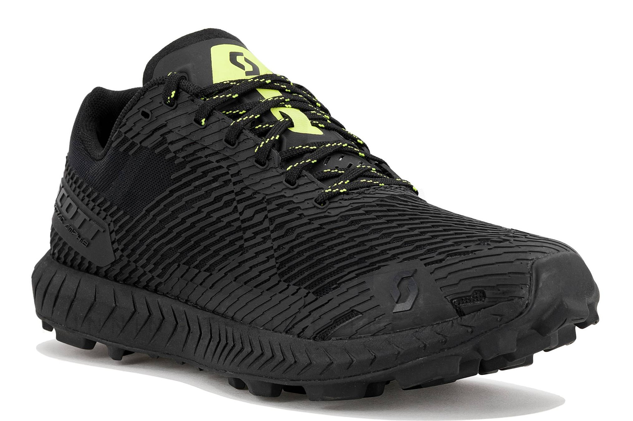Chaussures trail homme Scott SUPERTRAC AMPHIB Noir Jaune fluo 1