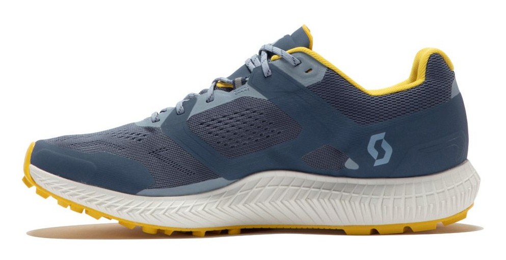 Chaussures trail femme Scott KINABALU ULTRA RC Bleu de bering Blanc Jaune 2