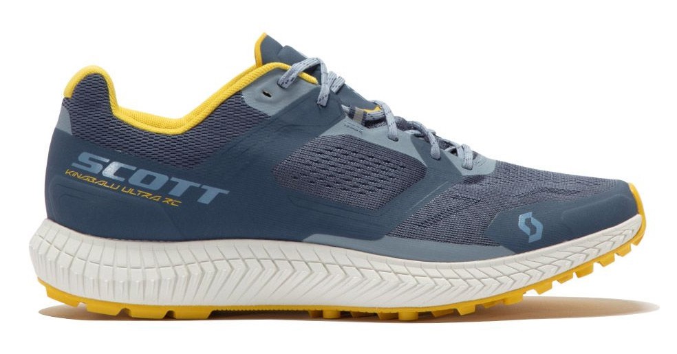 Chaussures trail femme Scott KINABALU ULTRA RC Bleu de bering Blanc Jaune