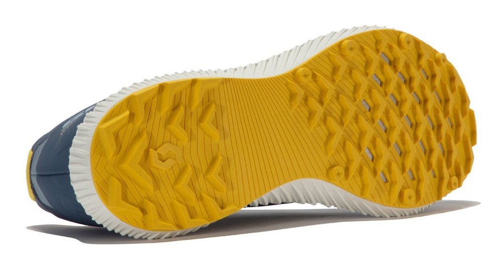 Chaussures trail femme Scott KINABALU ULTRA RC Bleu de bering Blanc Jaune 5