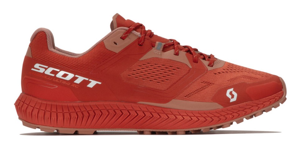 Chaussures trail femme Scott KINABALU ULTRA RC Rouge terre Orange brûlé Rose pâle