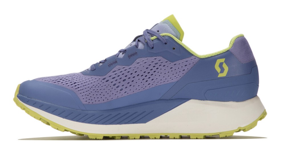Chaussures trail femme Scott ULTRA CARBON RC Bleu lune Bleu-violet Jaune anis 2