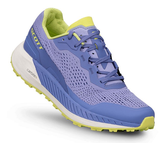 Chaussures trail femme Scott ULTRA CARBON RC Bleu lune Bleu-violet Jaune anis 6
