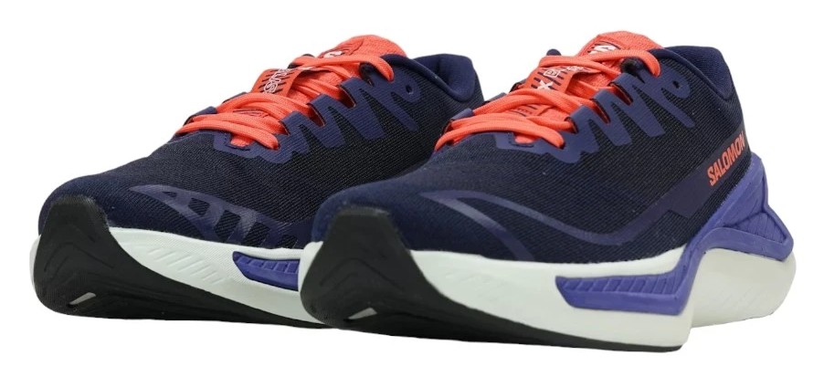 Chaussures running Salomon DRX BLISS 2 Violet pastel Bleu lumineux Blanc (6)