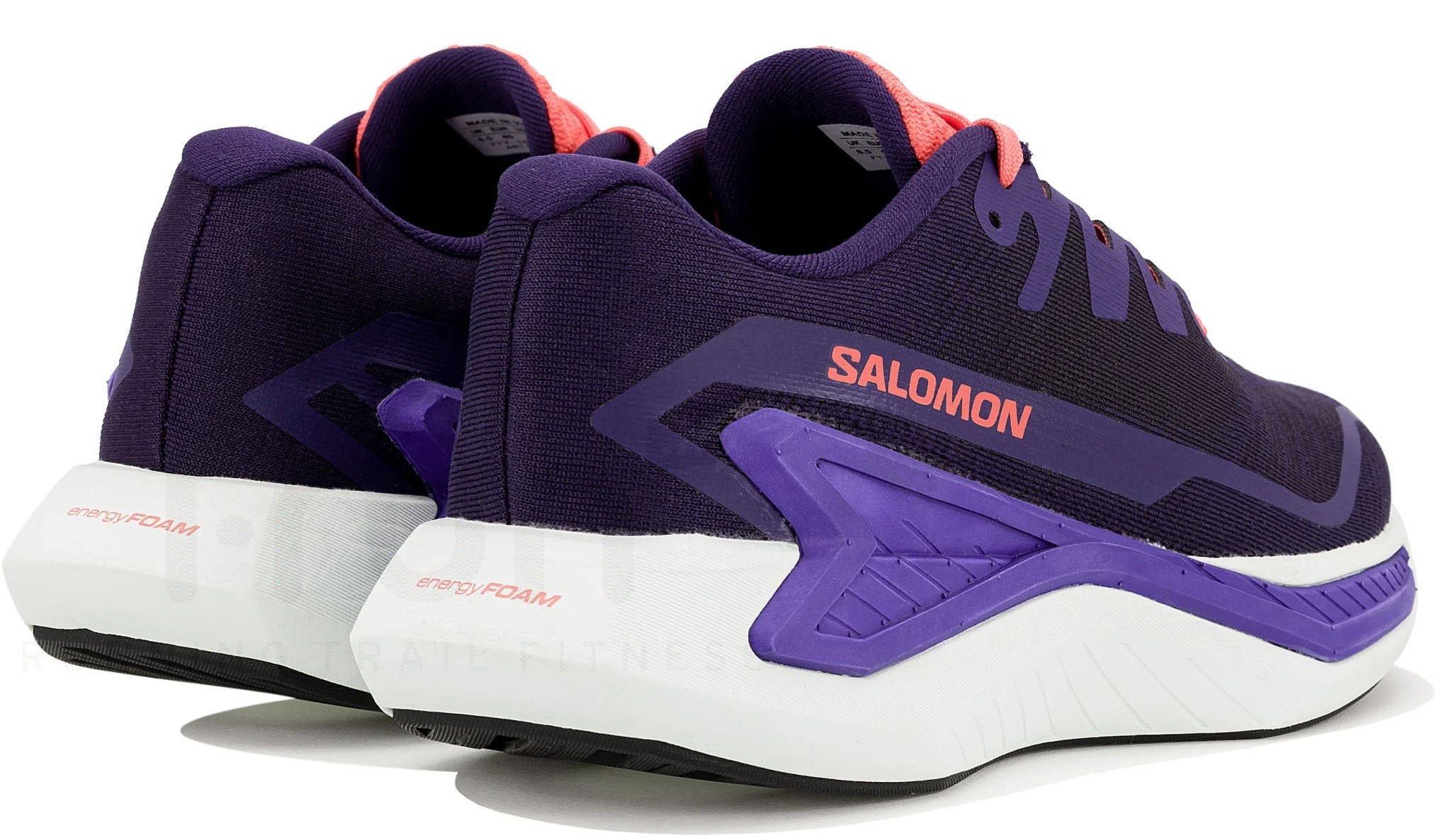Chaussures running Salomon DRX BLISS 2 Violet pastel Bleu lumineux Blanc (3)