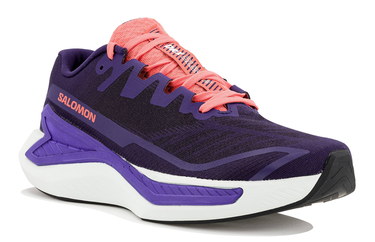 Chaussures running Salomon DRX BLISS 2 Violet pastel Bleu lumineux Blanc (1)