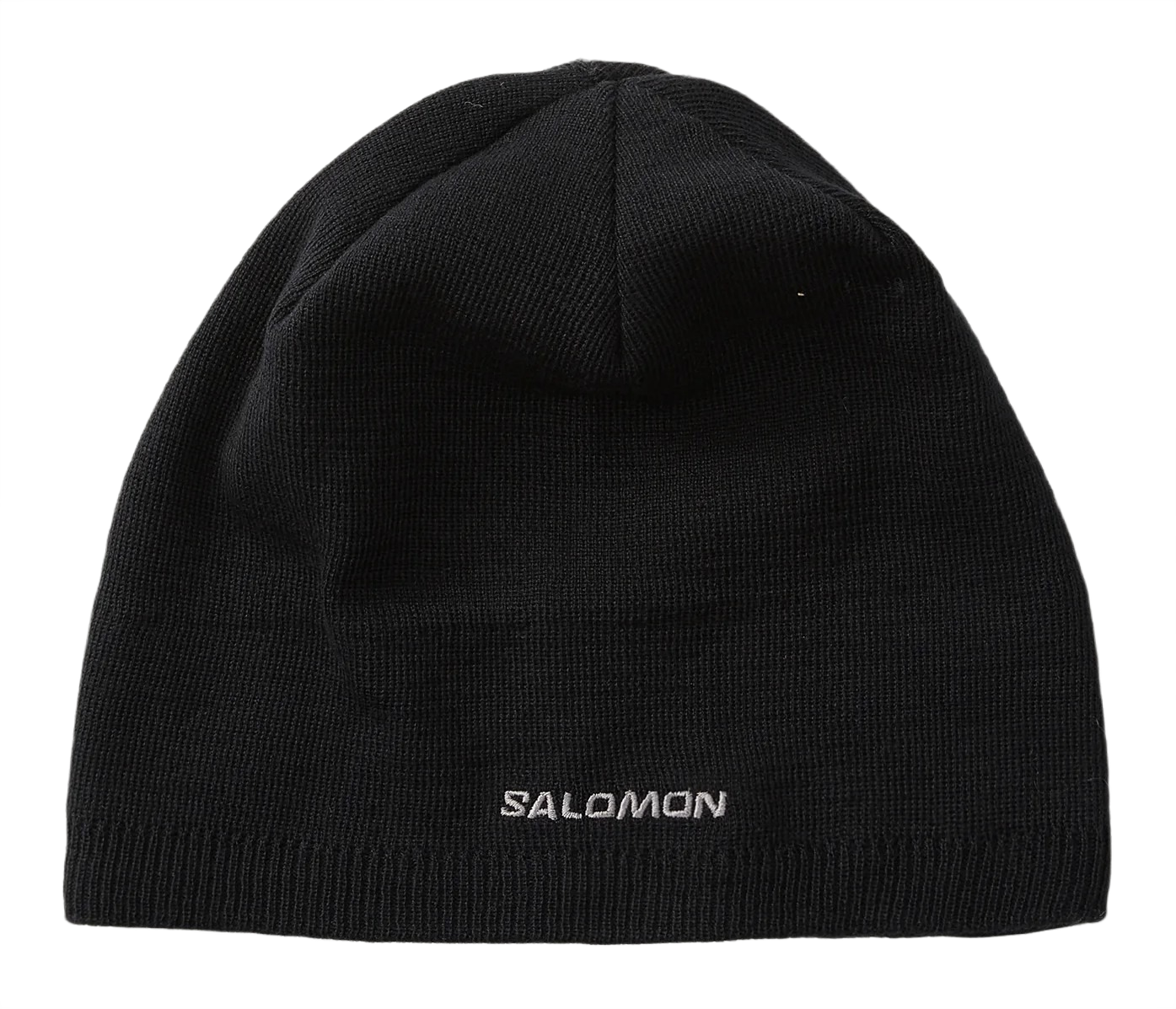 Bonnet souple et chaud unisexe Salomon Beanie Deep Black noir (6)