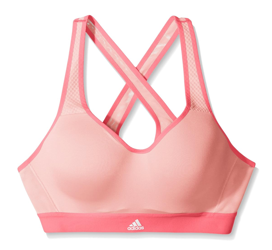 Brassière soutien-gorde de sport femme Adidas Supernova X Racer Bra 3 Rose (1)