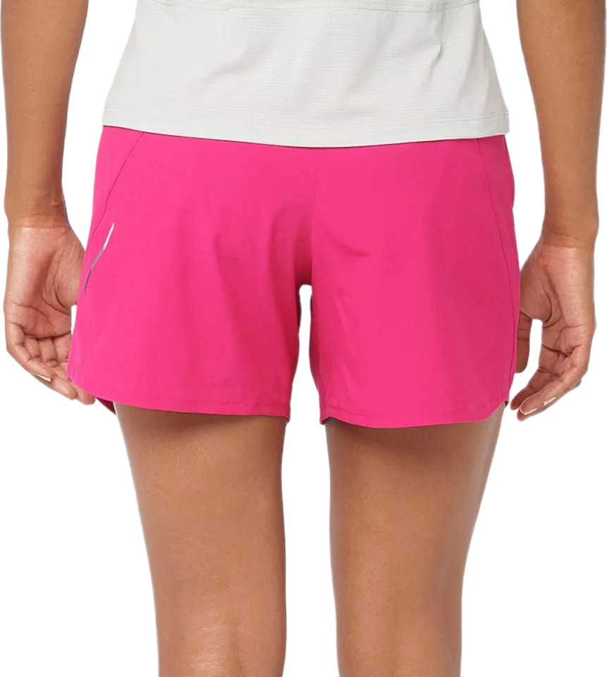 Short running trail femme Salomon CROSS 5 SHORT W Betterave violette Noir Blanc 7
