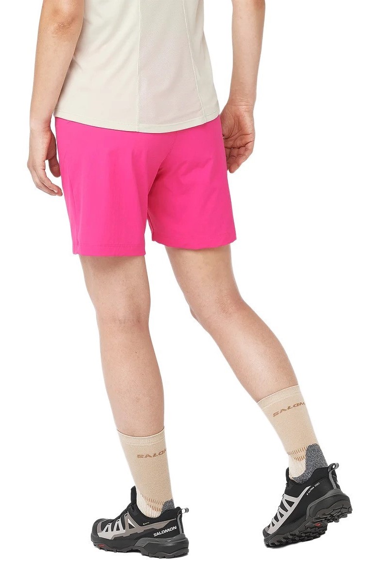 Short de randonnée femme Salomon WAYFARER SHORTS W  Betterave violette 3