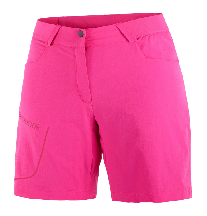 Short de randonnée femme Salomon WAYFARER SHORTS W  Betterave violette