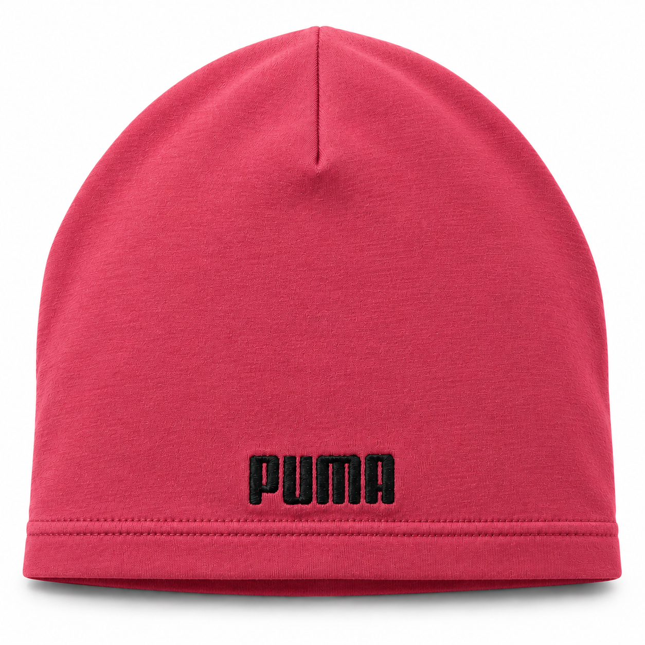 Bonnet doux et léger unisexe Puma Essentials Slouchy Cuffles rose (1)