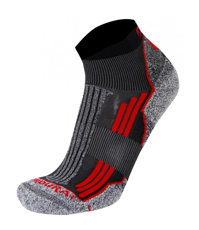 1091 Chaussettes tige courte marche-randonnée RYWAN NO LIMIT WALK COURTE RANDONNEE ENDURANCE Noir Gris Rouge