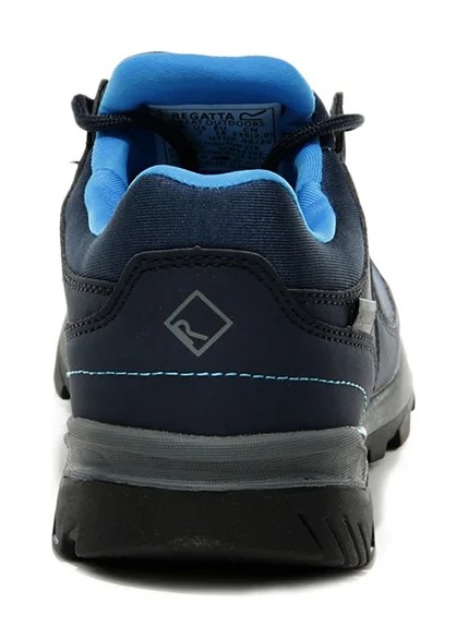 Chaussures marche femme Regatta LADY HIGHTON STR Bleu foncé Marine Bleu clair (2)