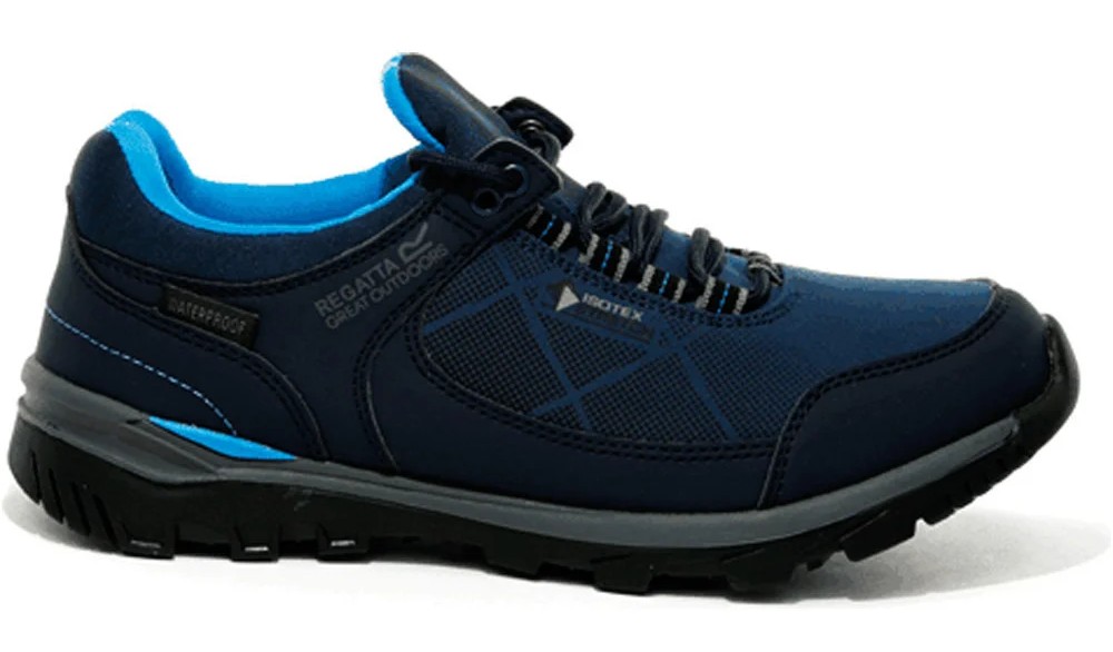 Chaussures marche femme Regatta LADY HIGHTON STR Bleu foncé Marine Bleu clair (1)