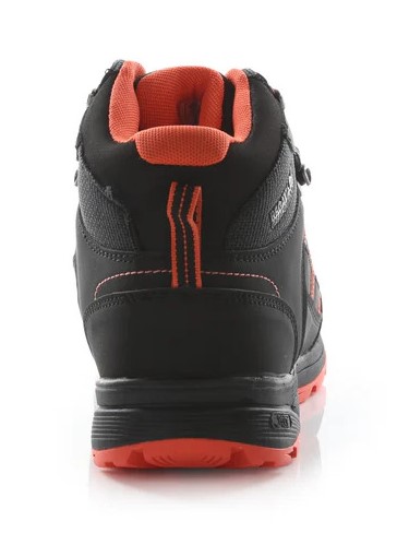 Chaussures marche femme Regatta LADY SAMARIS II MID Noir Pêche néon 4