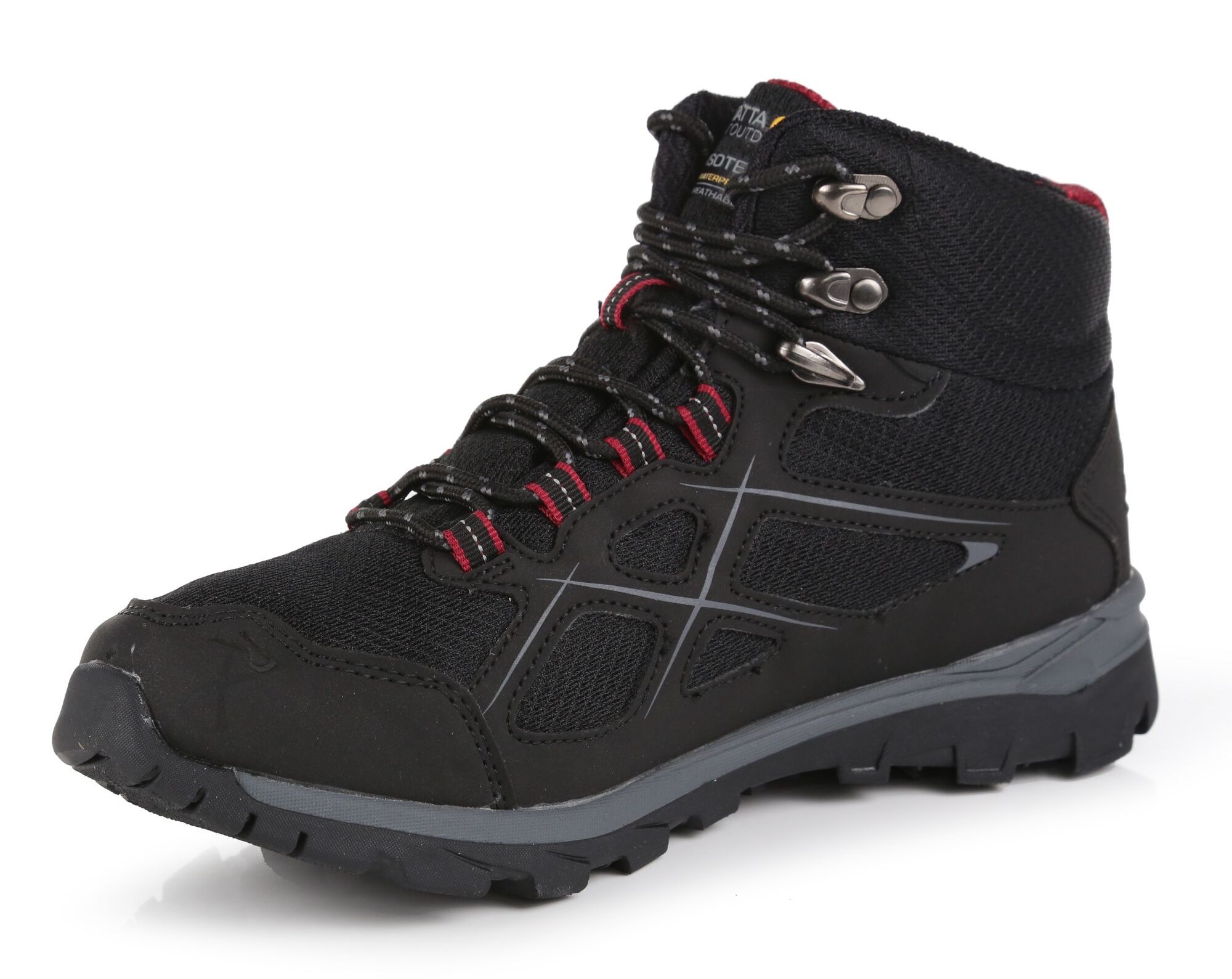 Chaussures marche femme Regatta LADY KOTA II MID Noir Betterave 3