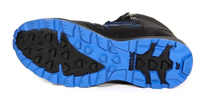 Chaussures marche homme Regatta SAMARIS MID II Noir Gris Bleu 2