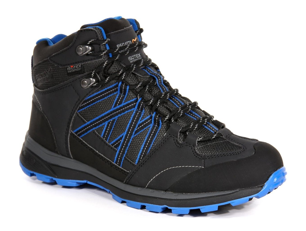 Chaussures marche homme Regatta SAMARIS MID II Noir Gris Bleu 1