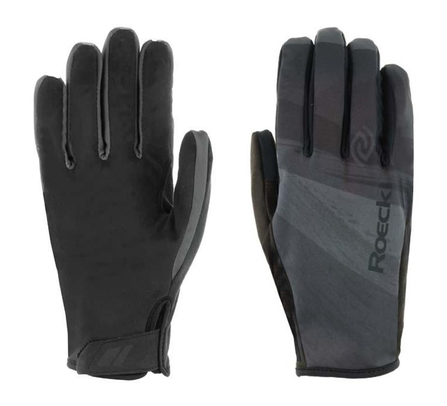 Gants polyvalents outdoor unisexe Roeckl Linghem Gris Noir (3)