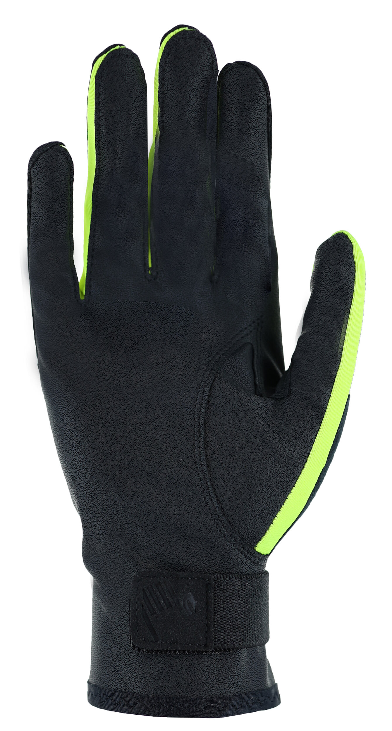 Gants polyvalents outdoor unisexe Roeckl Lillby Noir Jaune fluo (2)