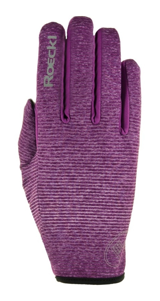 Gants polyvalents outdoor unisexe Roeckl Java Violet Noir (2)