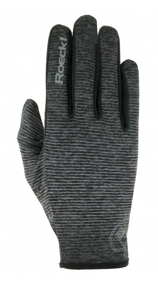Gants polyvalents outdoor unisexe Roeckl Java Gris Noir (2)