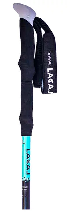 Bâtons randonnée unisexe Lacal ALU STICK 125 Bleu turquoise Noir 3