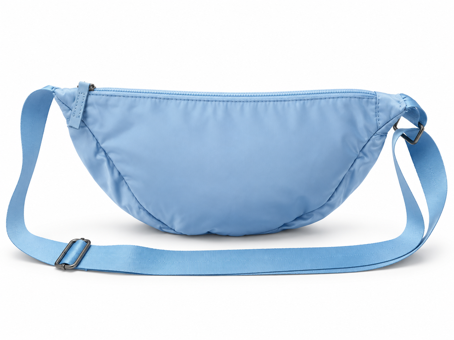 Sacoche banane bandoulière grande capacité Crossbag Bleu (1)