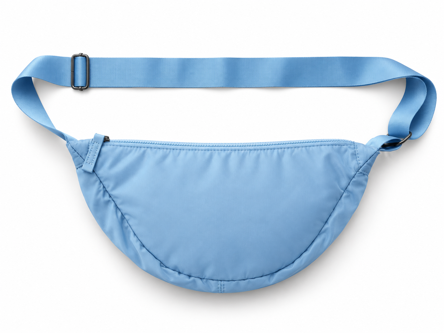 Sacoche banane bandoulière grande capacité Crossbag Bleu (3)