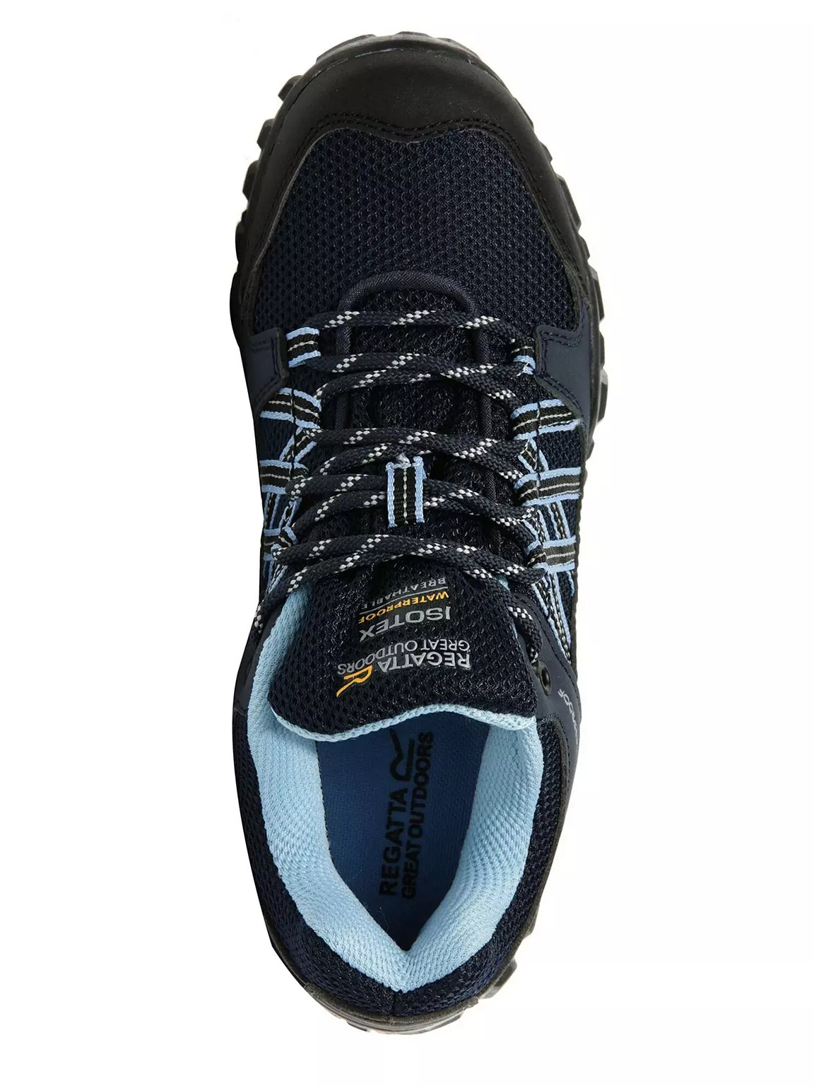 Chaussures marche femme Regatta LADY EDGEPOINT III WP Bleu marine Bleu ciel Noir 6