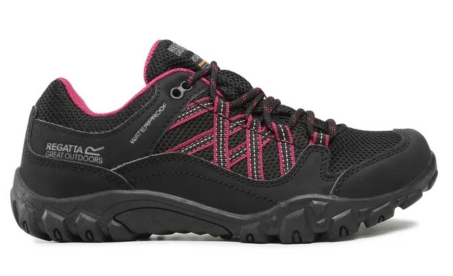 Chaussures marche femme Regatta LADY EDGEPOINT III WP Noir Beaujolais
