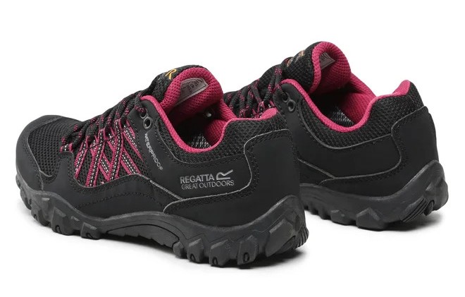 Chaussures marche femme Regatta LADY EDGEPOINT III WP Noir Beaujolais 3
