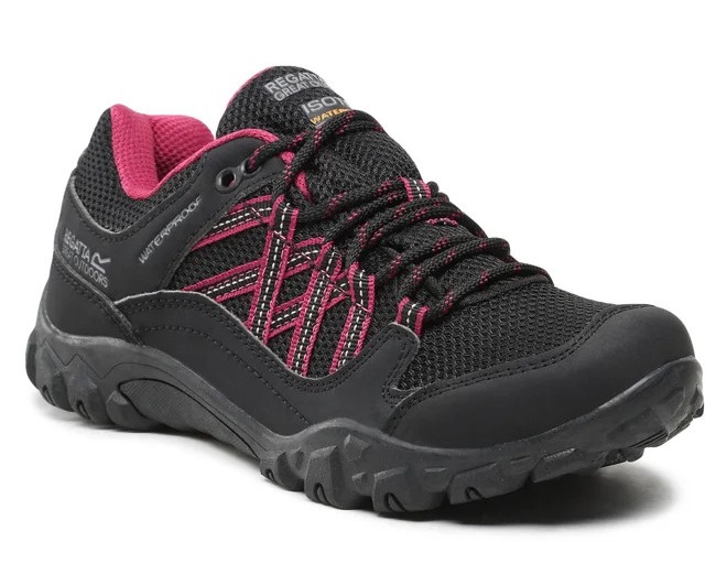 Chaussures marche femme Regatta LADY EDGEPOINT III WP Noir Beaujolais 2