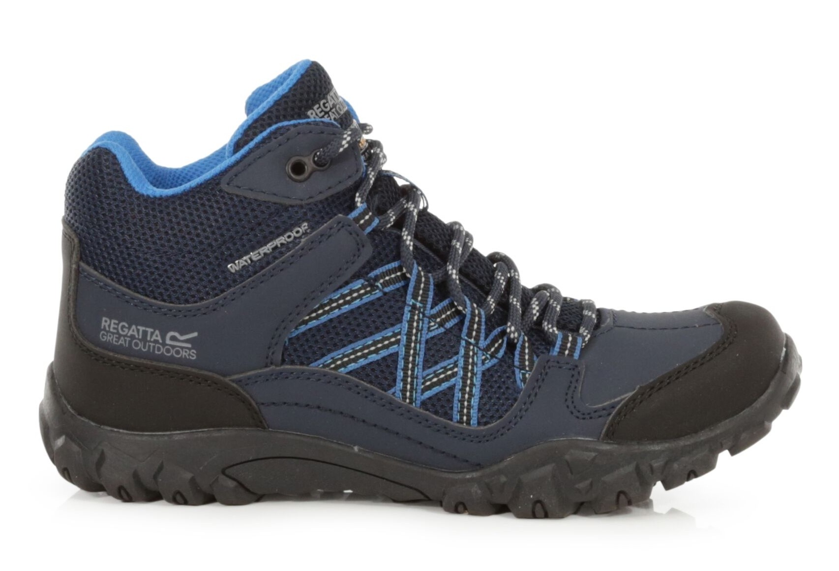Chaussures marche femme Regatta LADY EDGEPOINT MID WP Bleu marine Bleu pétrol Noir