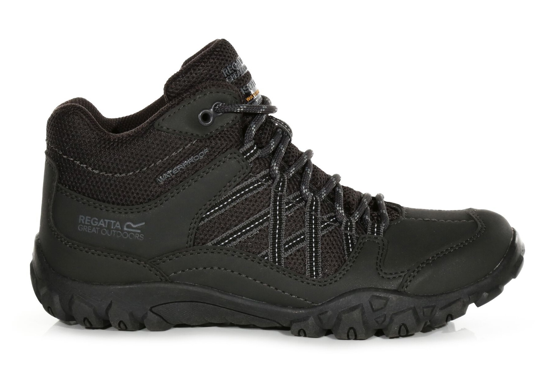 Chaussures marche femme Regatta LADY EDGEPOINT MID WP Noir Granite Cendre