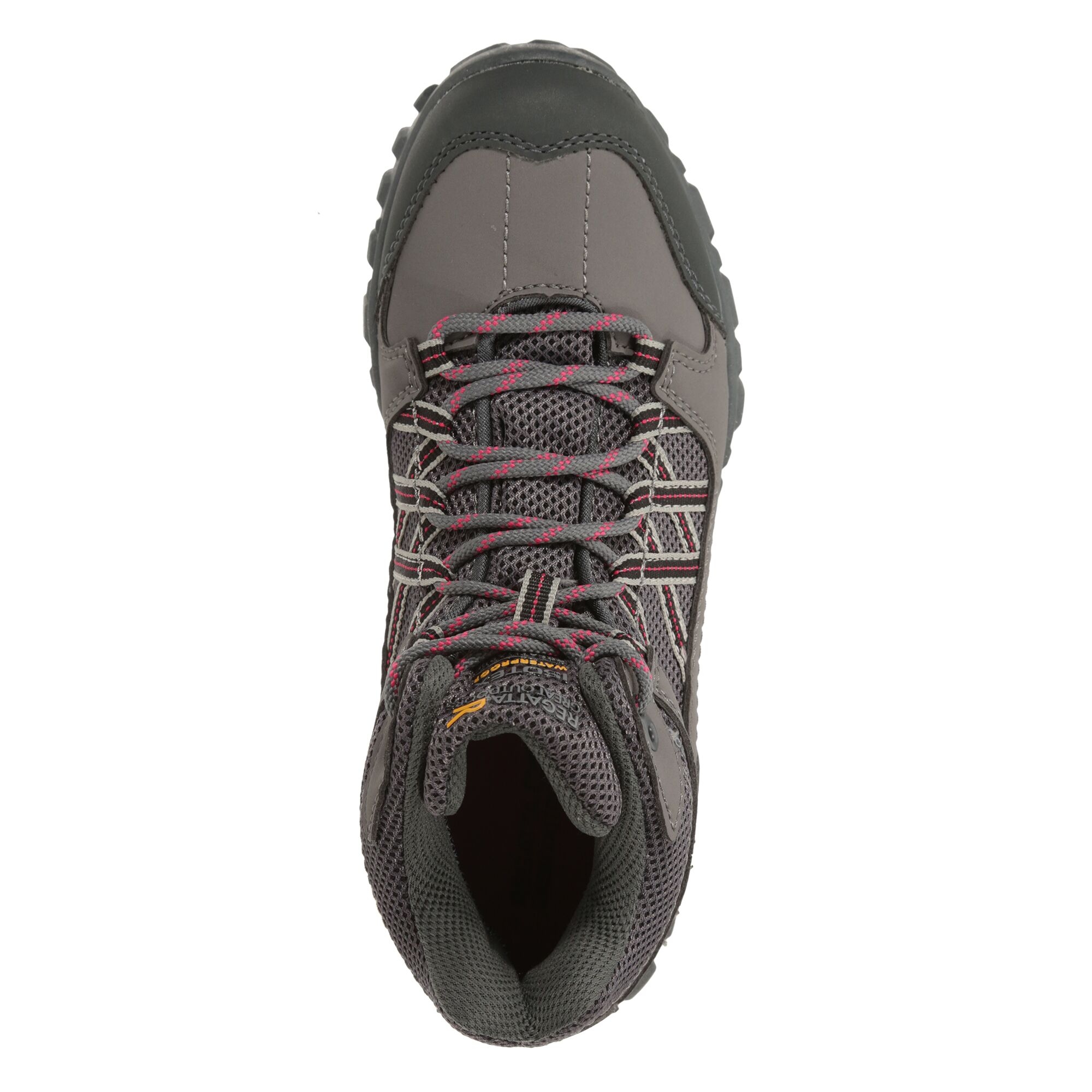 Chaussures marche femme Regatta LADY EDGEPOINT MID WP Granite Noir Rose duchess 4