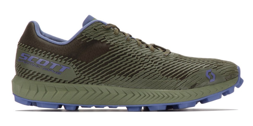 Chaussures trail femme Scott SUPERTRAC AMPHIB Vert sauge Vert kaki Bleu-violet