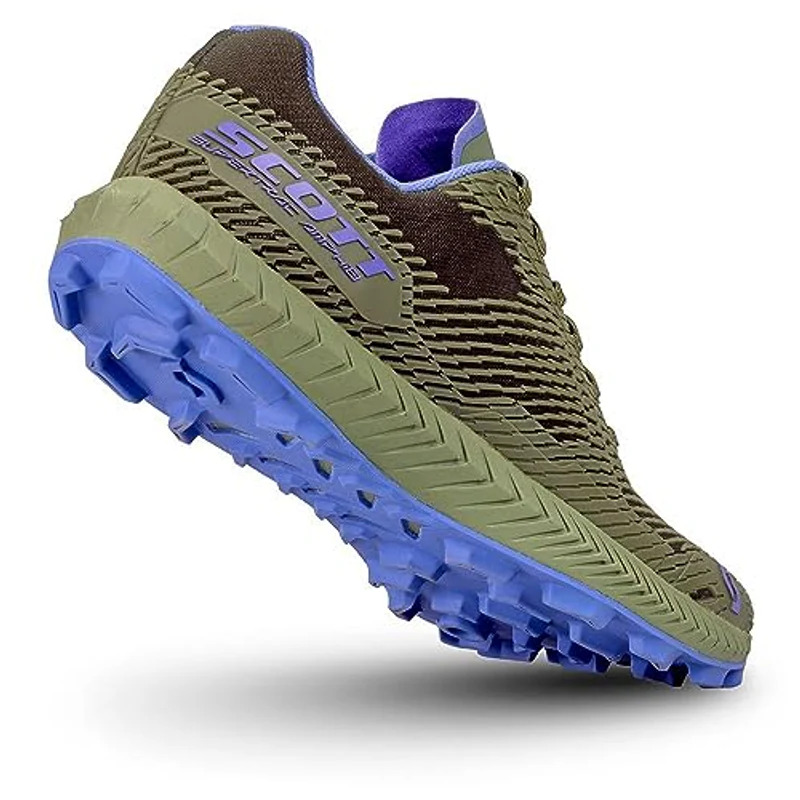 Chaussures trail femme Scott SUPERTRAC AMPHIB Vert sauge Vert kaki Bleu-violet 7