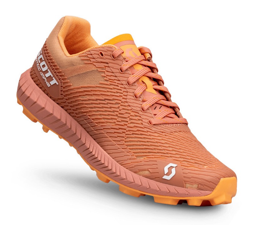 Chaussures trail femme Scott SUPERTRAC AMPHIB Rouge terre Melon Orange 4