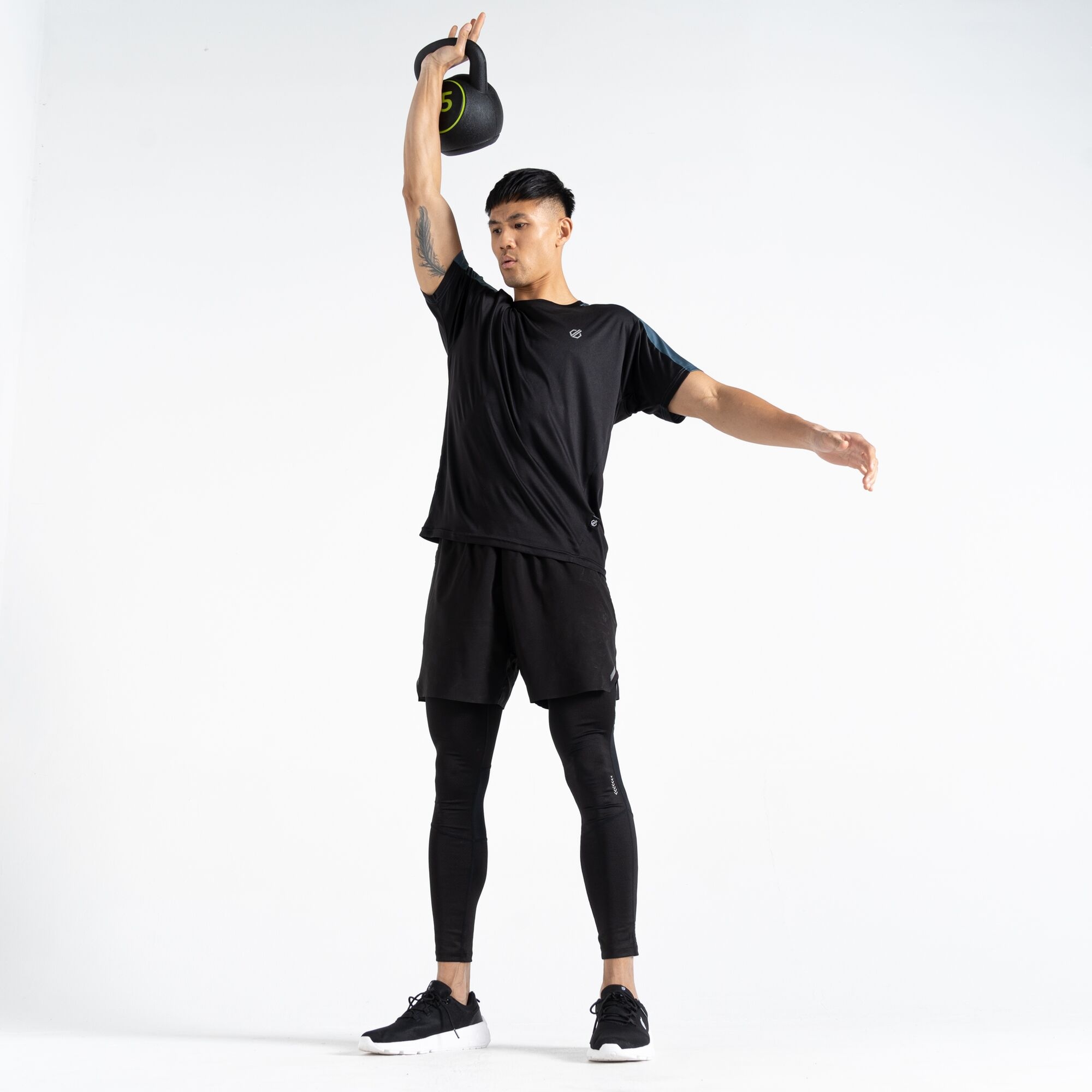 Collant sport homme DARE2B Abaccus II Tight Noir 10