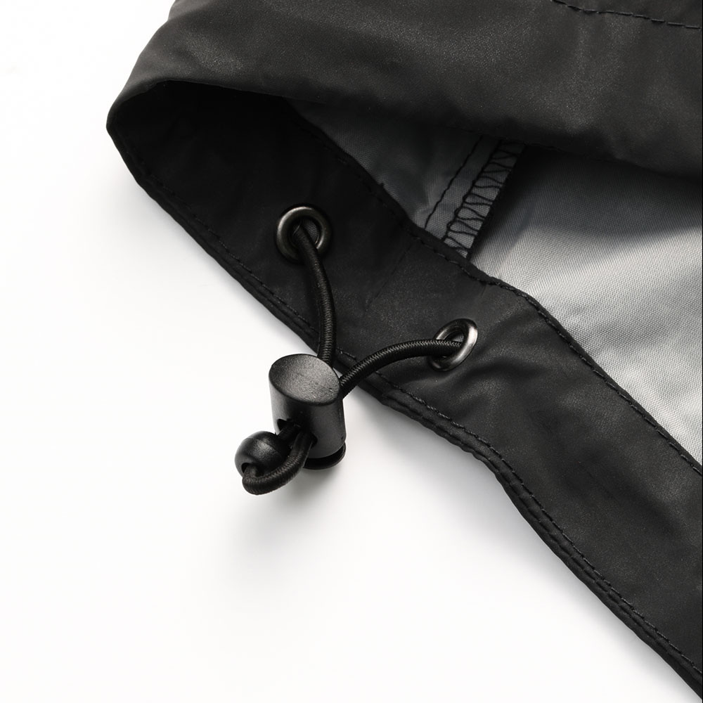 Coupe-vent running réfléchissant zippé femme Higher State Noir (8)