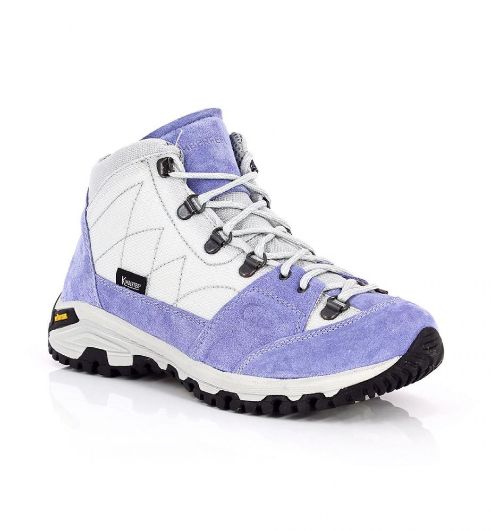 Chaussures randonnée montante imperméable unisexe Kimberfeel Valais Violet lavande Gris (1)