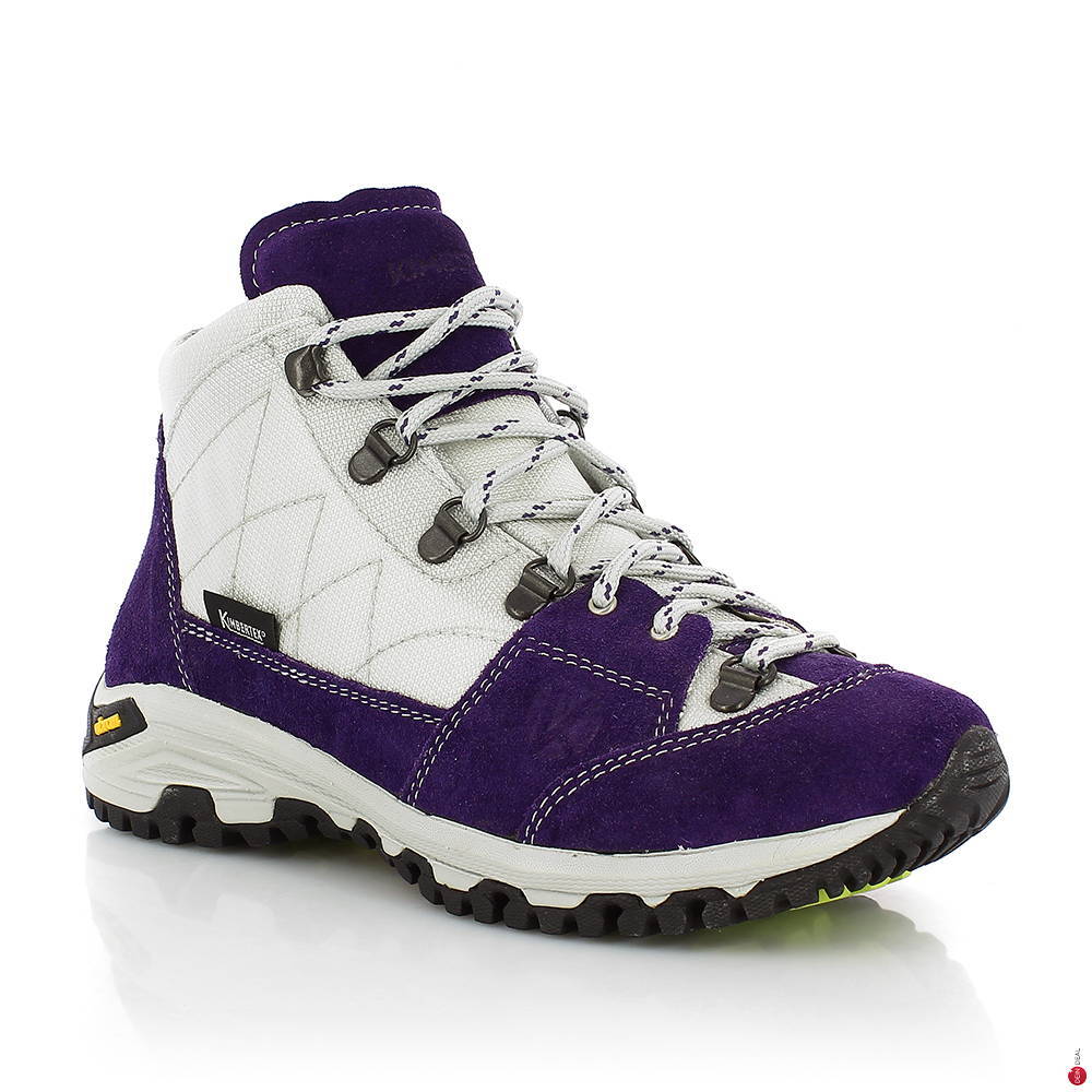 Chaussures randonnée montante imperméable unisexe Kimberfeel Valais Lazer Violet Gris (1)