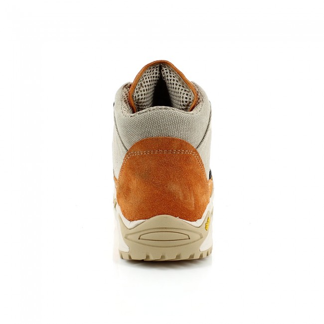 Chaussures randonnée montante imperméable unisexe Kimberfeel Valais Mandarine Beige Orange (3)