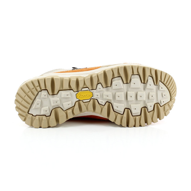 Chaussures randonnée montante imperméable unisexe Kimberfeel Valais Mandarine Beige Orange (4)