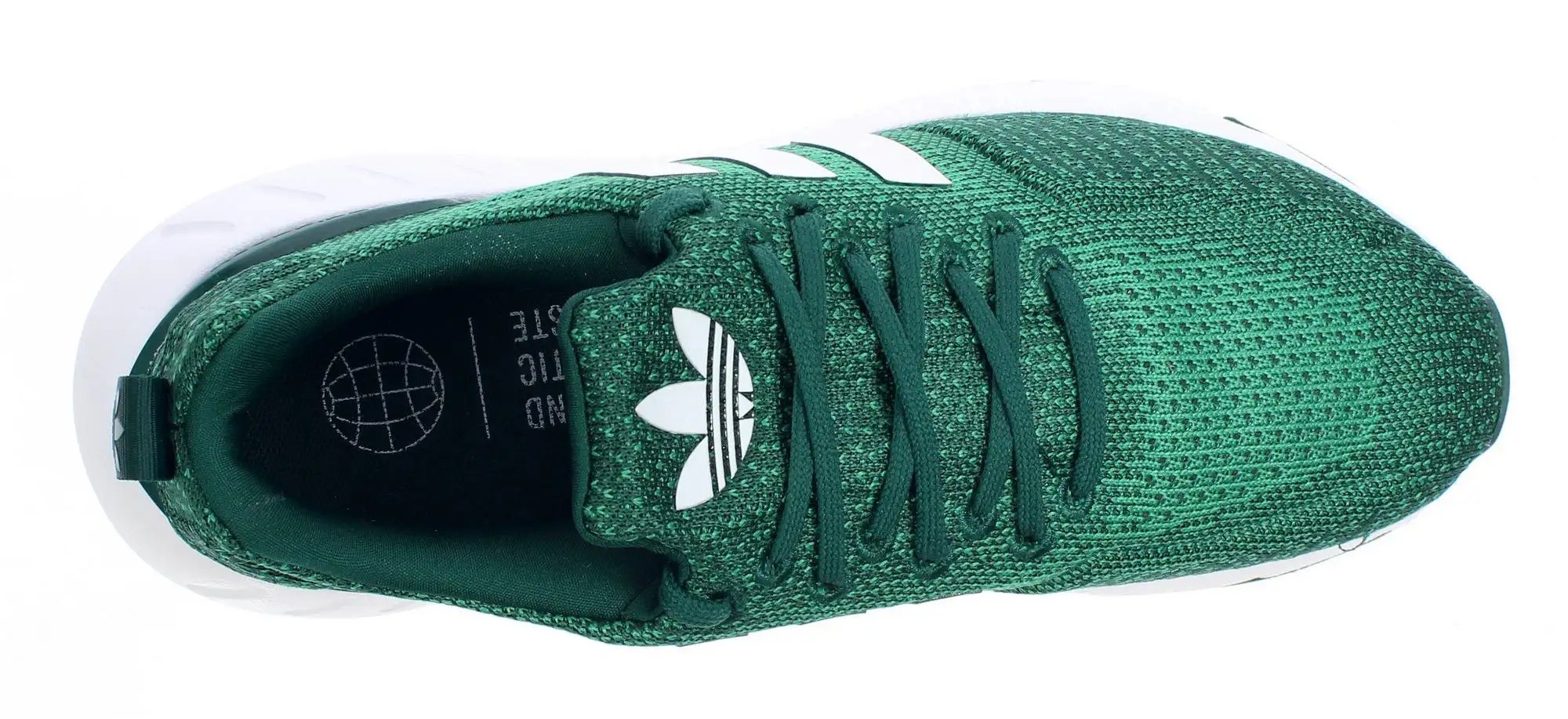 Chaussures running homme Adidas SWIFT RUN 22 Vert forêt Blanc Vert vif 6