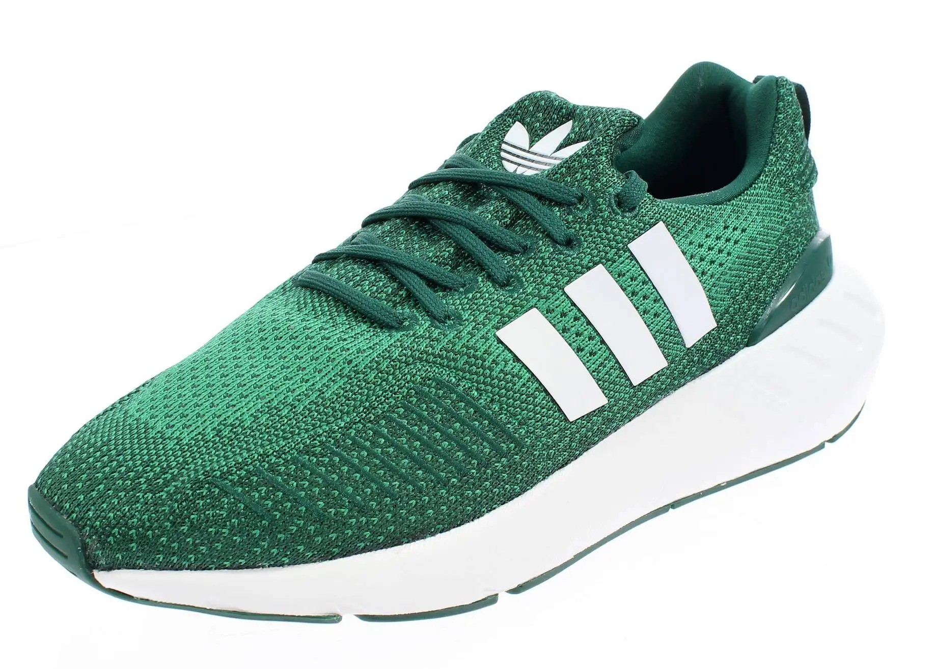 Chaussures running homme Adidas SWIFT RUN 22 Vert forêt Blanc Vert vif